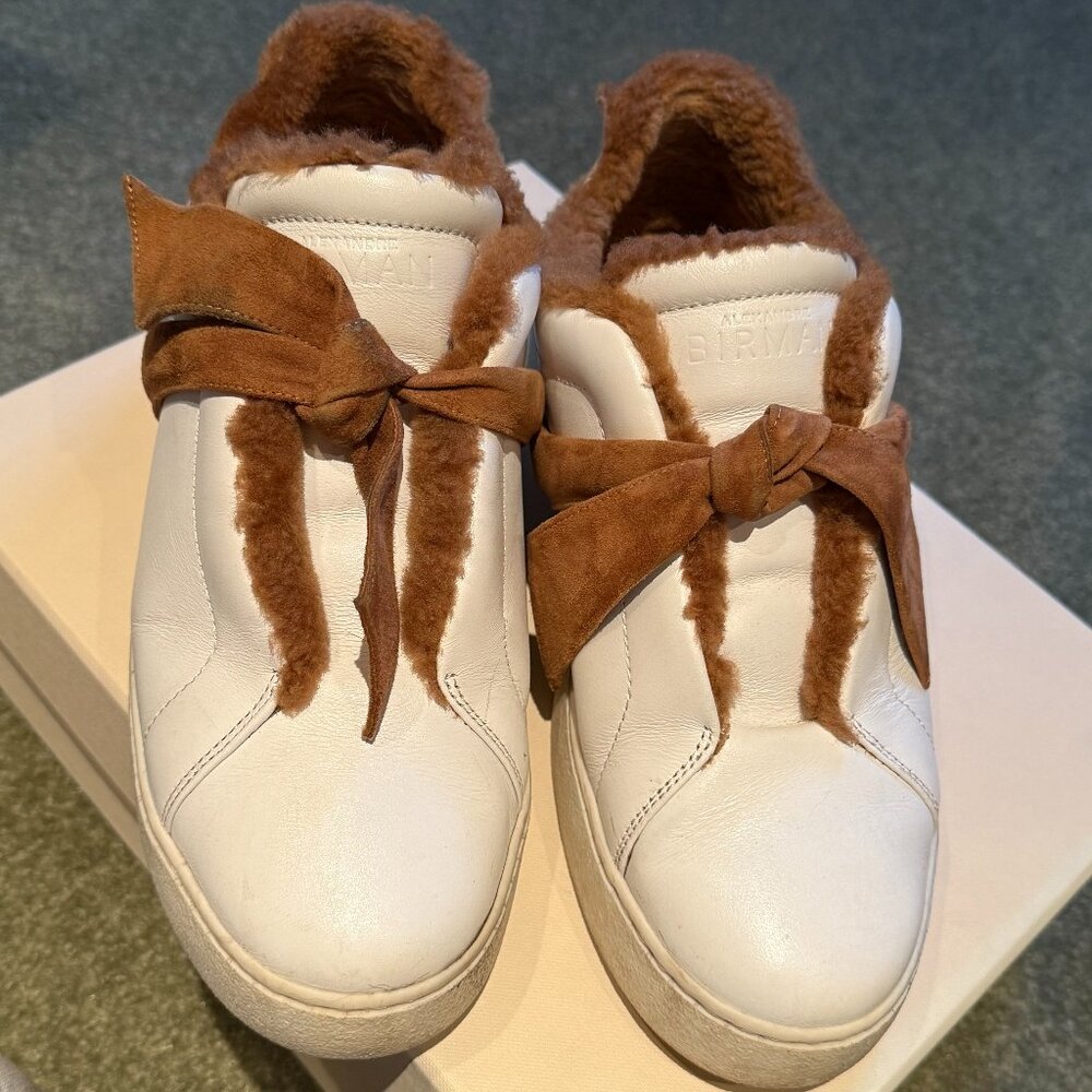 Alexandre Birman Faux fur lined sneakers